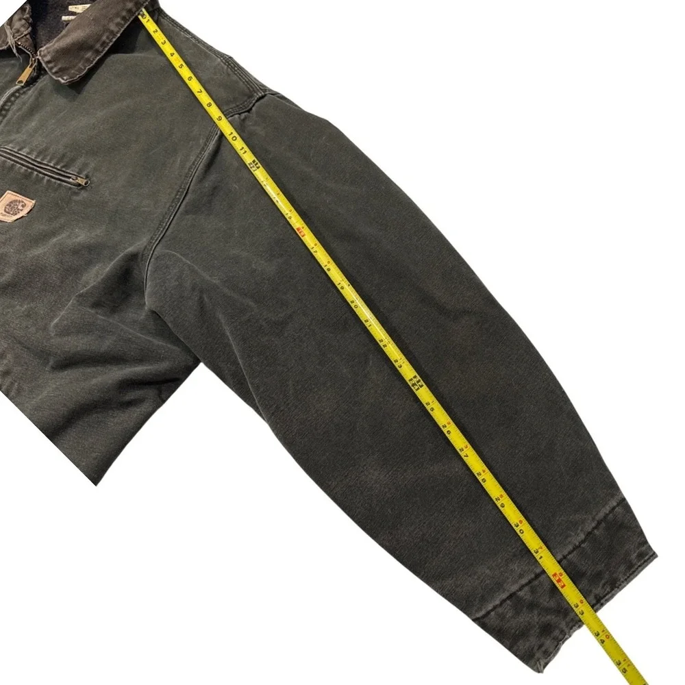 Vintage Carhartt Detroit J97 MOS Jacket Black/Gray -4XL‎ REG